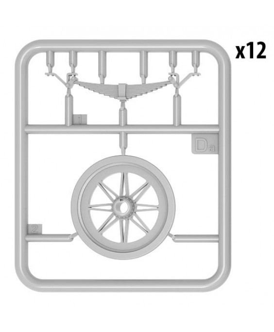 MiniArt modelis Railroad Wheels 1/35