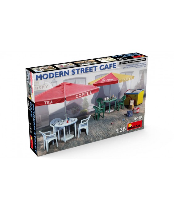 MiniArt modelis Modern Street Cafe 1/35