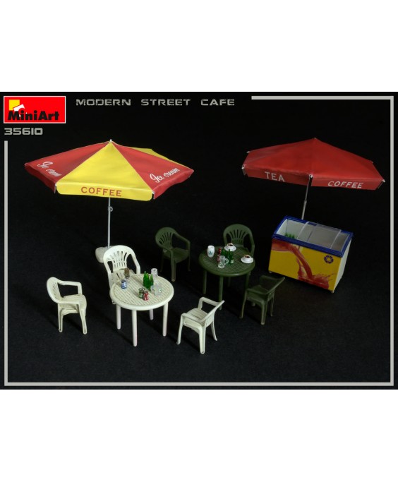 MiniArt modelis Modern Street Cafe 1/35