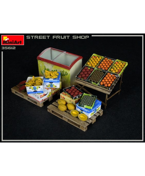 MiniArt modelis Street Fruit Shop 1/35