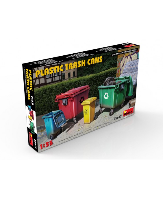MiniArt Plastic trach cans 1/35