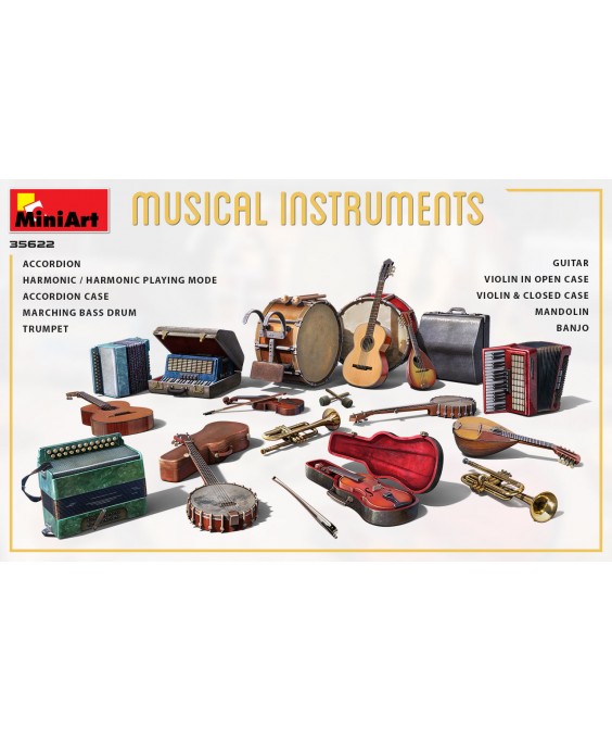 MiniArt MUSICAL INSTRUMENTS 1/35