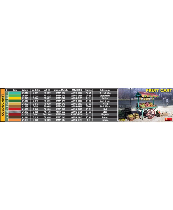 MiniArt Fruit Cart 1/35