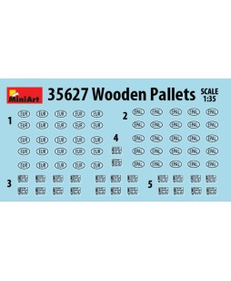 MiniArt WOODEN PALLETS 1/35
