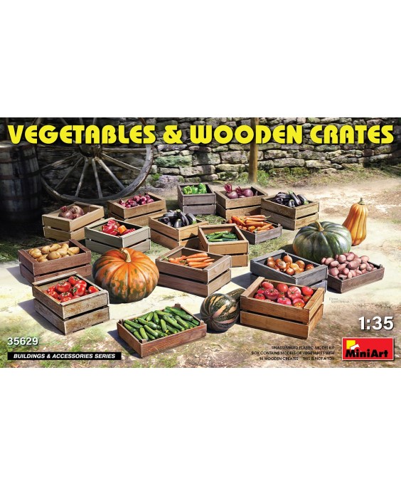 MiniArt  Vegetables & wooden crates 1/35