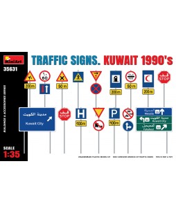 MiniArt modelis Traffic Signs. Kuwait 1990's 1/35