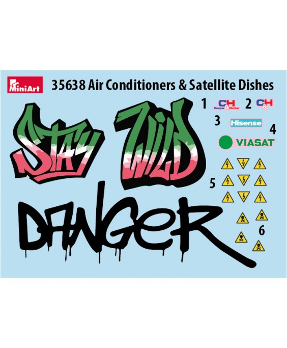 MiniArt Air conditioners & satellite dishes 1/35