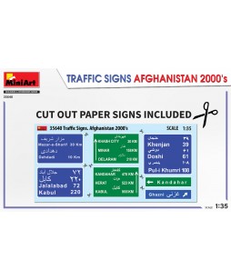 MiniArt Traffic signs Afghanistan 2000’s 1/35