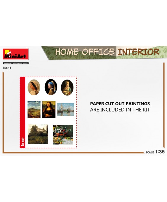 MiniArt HOME OFFICE INTERIOR 1/35