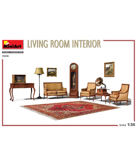 MiniArt LIVING ROOM INTERIOR 1/35