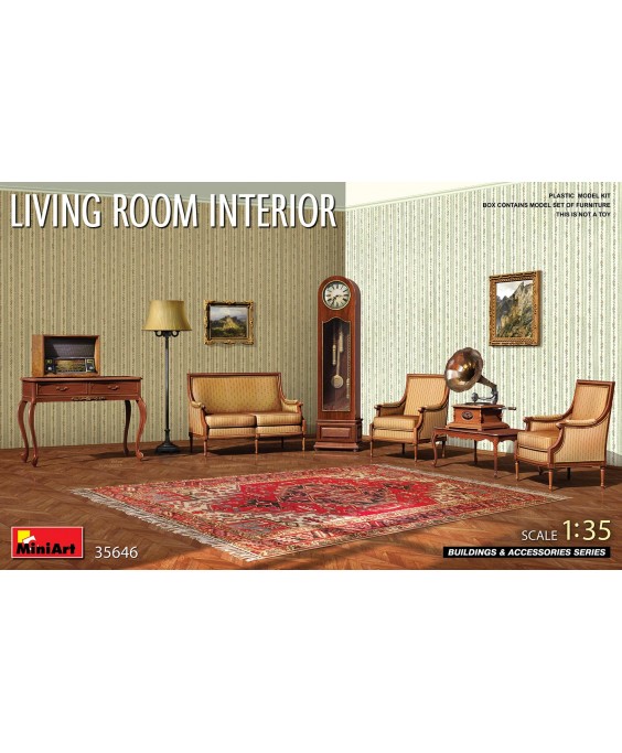 MiniArt LIVING ROOM INTERIOR 1/35