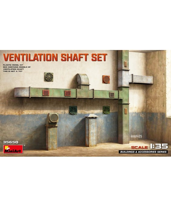 MiniArt VENTILATION SHAFT SET 1/35