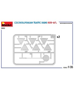 MiniArt CZECHOSLOVAKIAN TRAFFIC SIGNS 1930-40’s 1/35