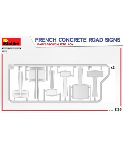 MiniArt French Concrete Road signs. Paris region 1930-40’s 1/35