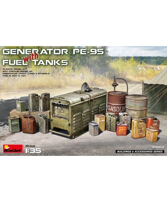 MiniArt GENERATOR PE-95 WITH FUEL TANKS 1/35