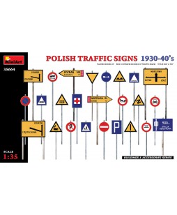 MiniArt modelis POLISH TRAFFIC SIGNS 1930-40’s 1/35
