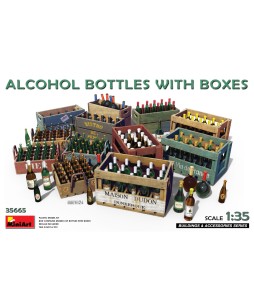MiniArt ALCOHOL BOTTLES w/BOXES 1/35