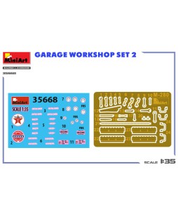 MiniArt GARAGE WORKSHOP SET 2 1/35