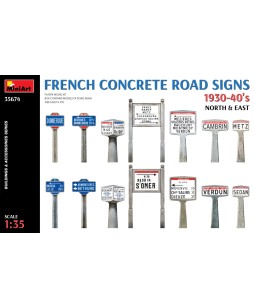 MiniArt French Concrete Road Signs 1930-40’s. North & East 1/35