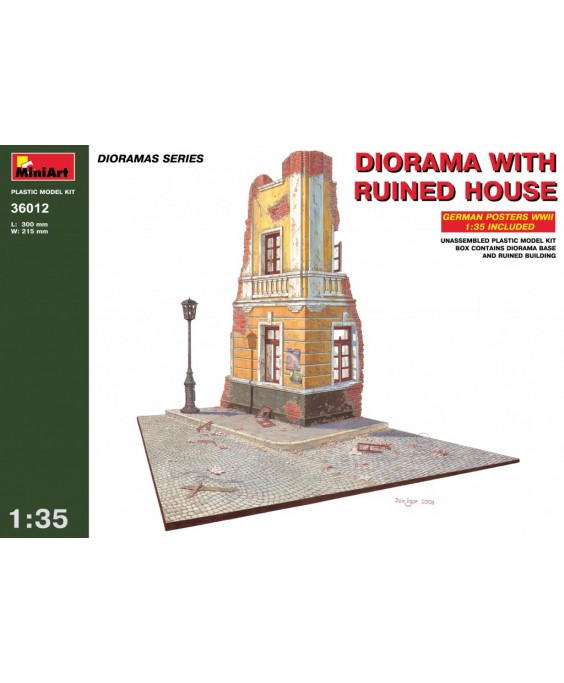 MiniArt Diorama with Ruined House1/35