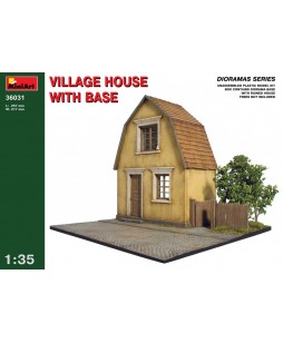 MiniArt Village House w/Base 1/35