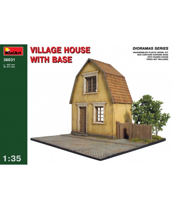 MiniArt Village House w/Base 1/35