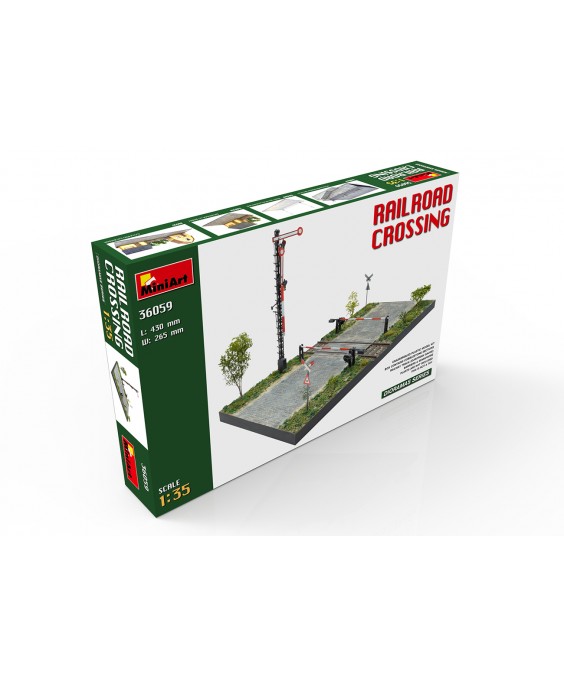 MiniArt modelis Railroad Crossing 1/35