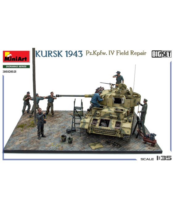 MiniArt KURSK 1943. Pz.Kpfw. IV Field Repair. BIG SET 1/35