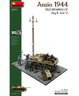 MiniArt Anzio 1944. Field Repairing of Stug III. Ausf. G. BIG SET 1/35
