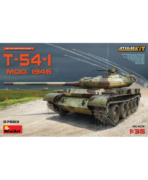 MiniArt modelis T-54-1 Soviet Medium Tank Interior Kit 1/35