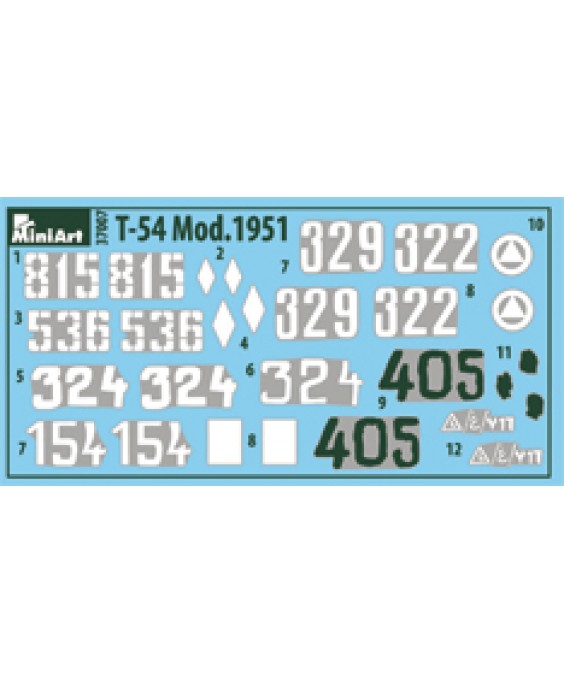 MiniArt modelis T-54-3 Mod. 1951 Interior Kit 1/35