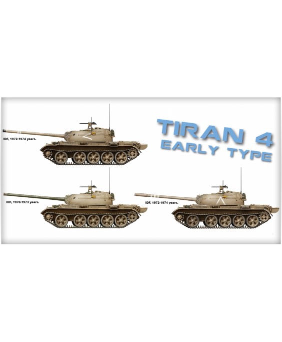 MiniArt modelis Tiran 4 Early Type. Interior Kit 1/35