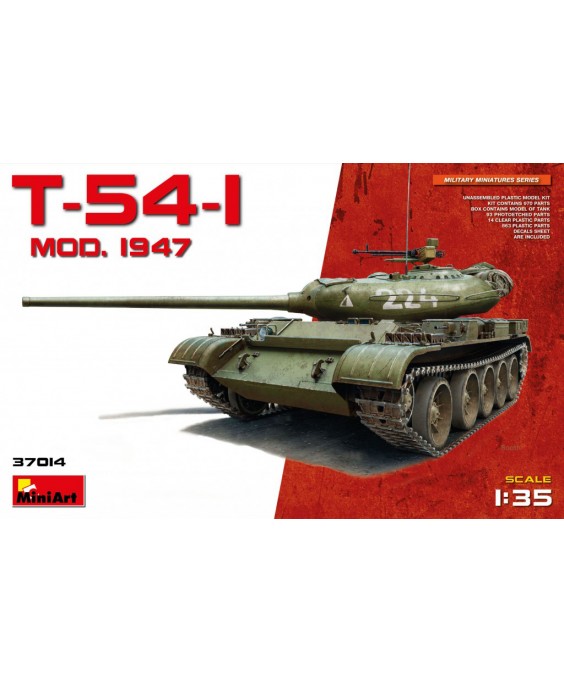 MiniArt modelis T-54-1 Soviet Medium Tank 1/35