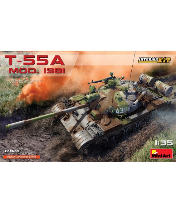 MiniArt modelis T-55A MOD.1981 INTERIOR KIT 1/35