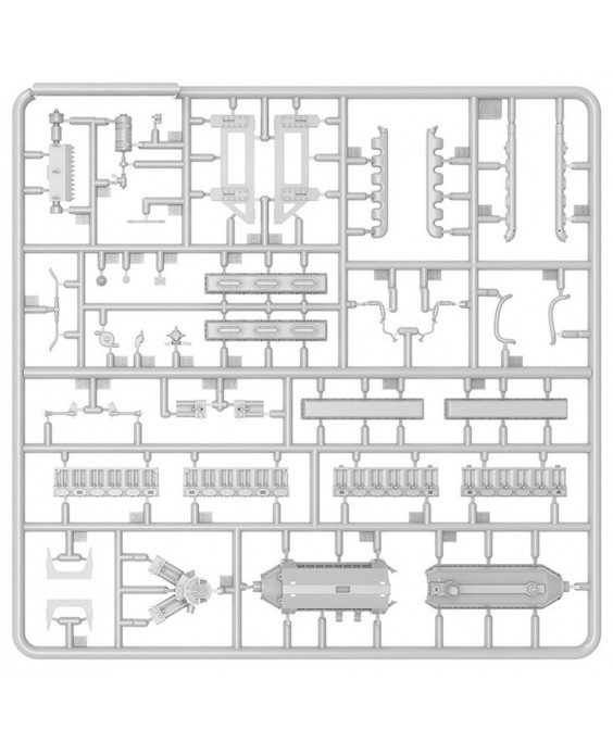 MiniArt modelis Tiran 4 Late Type. Interior Kit 1/35
