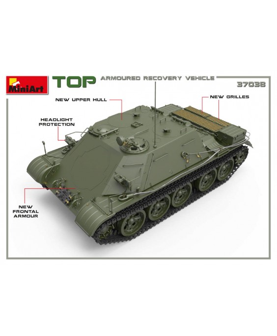 MiniArt modelis TOP Armoured Recovery Vehicle 1/35