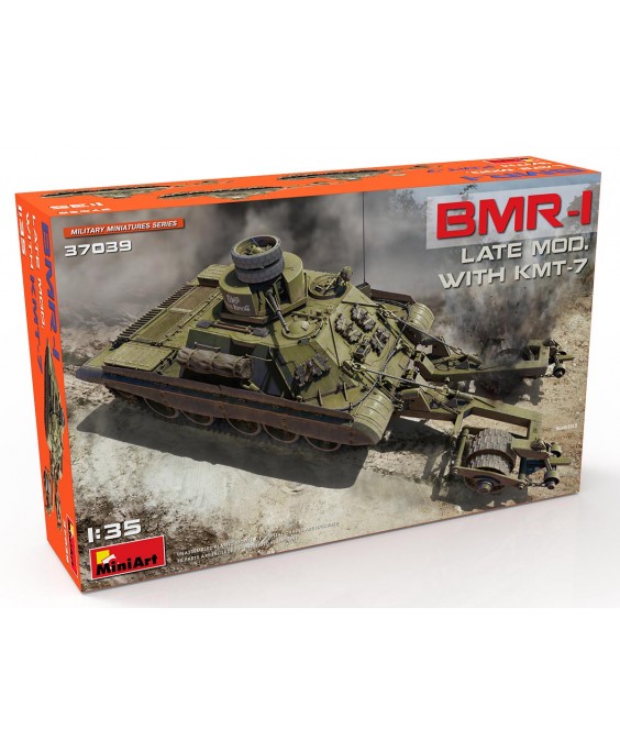 MiniArt modelis BMR-1 Late Mod. with KMT-7 1/35