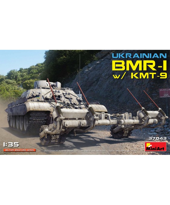 MiniArt modelis UKRAINIAN BMR-1 w/KMT-9 1/35