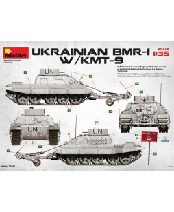 MiniArt modelis UKRAINIAN BMR-1 w/KMT-9 1/35