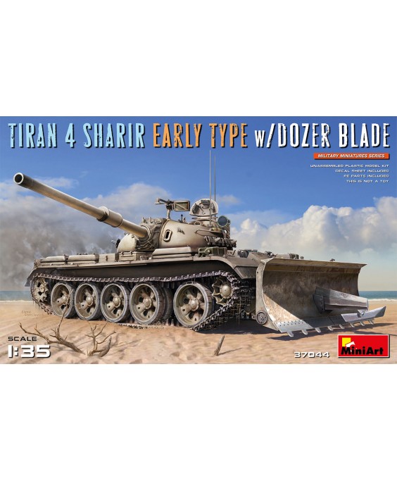 MiniArt modelis Tiran 4 Sharir Early Type w/Dozer Blade 1/35