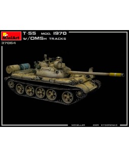 MiniArt modelis T-55 Mod. 1970 with OMSh Tracs 1/35