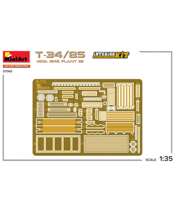 MiniArt modelis T-34/85 MOD. 1945. PLANT 112 1/35