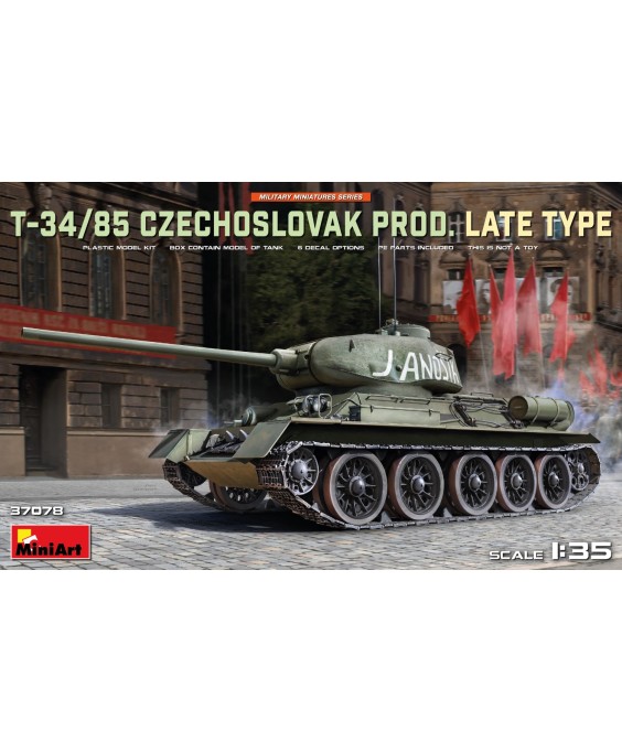 MiniArt T-34-85 Czechoslovak Prod. Late Type 1/35