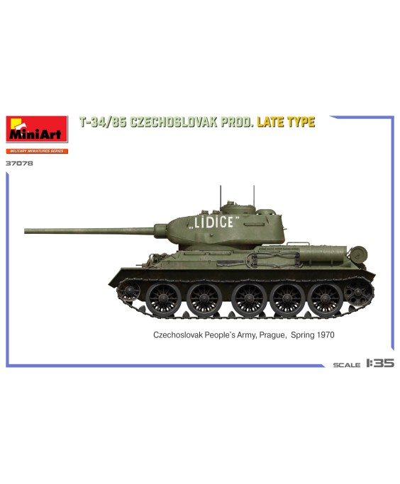MiniArt T-34-85 Czechoslovak Prod. Late Type 1/35