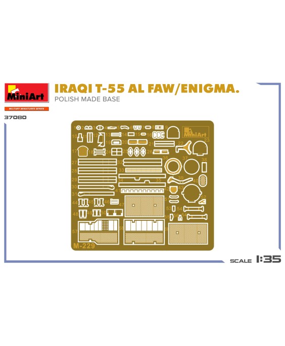 MiniArt IRAQI T-55 AL FAW/ENIGMA. POLISH MADE BASE 1/35