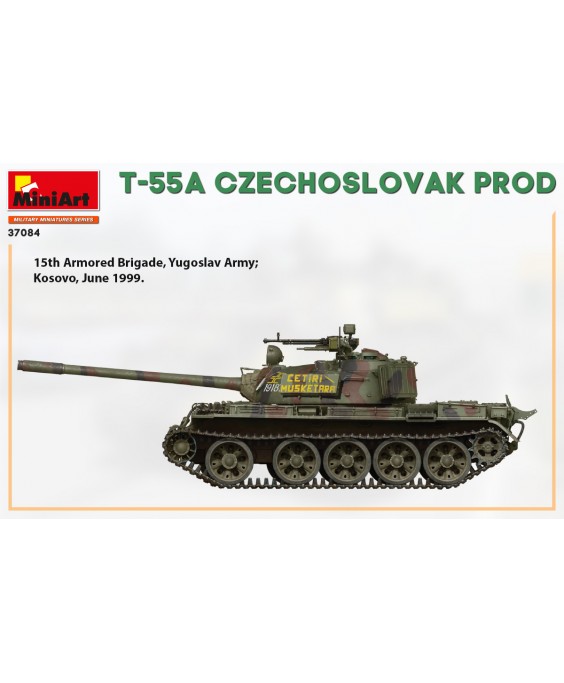 MiniArt modelis T-55A Czechoslovak Prod. 1/35