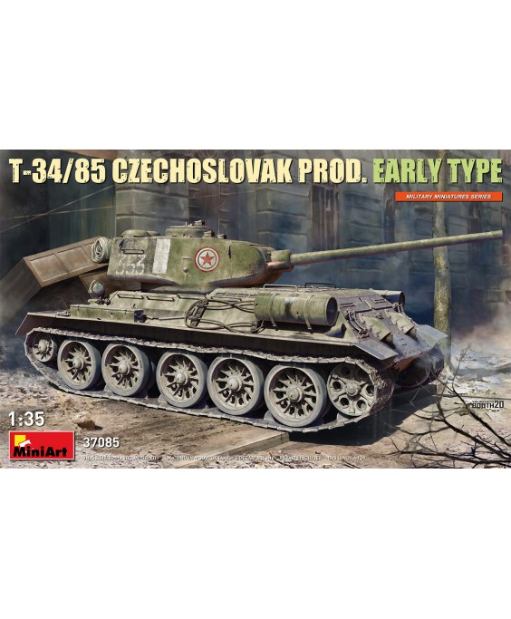 MiniArt modelis T-34-85 Czechoslovak Prod. Early Type 1/35