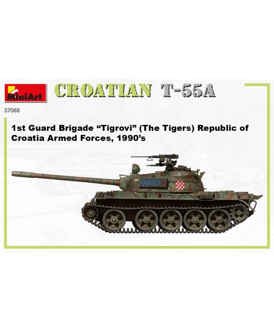MiniArt modelis Croatian T-55A 1/35