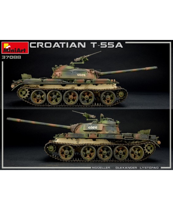 MiniArt modelis Croatian T-55A 1/35