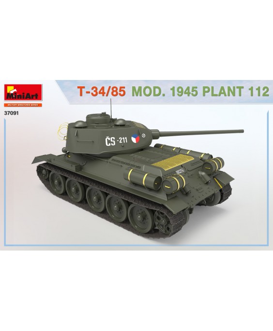 MiniArt modelis T-34/85 Mod. 1945. Plant 112 1/35